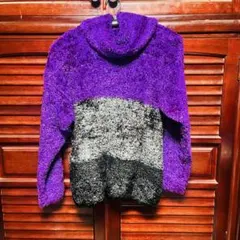 ハイネック ふわふわニット 長袖