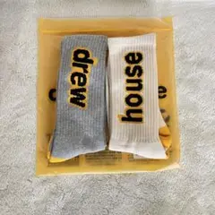 ＊新品＊drew house ロゴ入りハイソックス 2足セット＊