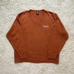 90s アメリカ製　NIKE TEAM コットンニット　カレッジ　USA製　XL