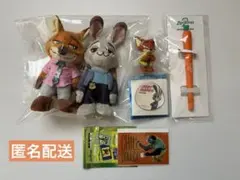Disney stanDs ぬいぐるみ ズートピア ジュディ ニック 映画特典