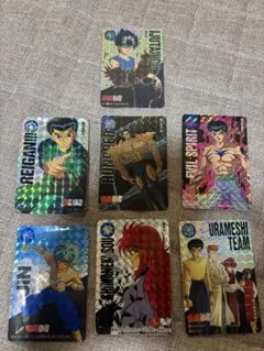 幽遊白書 カードダス ホロ、キラ、まとめ売り 9枚セット 当時物 - メルカリ