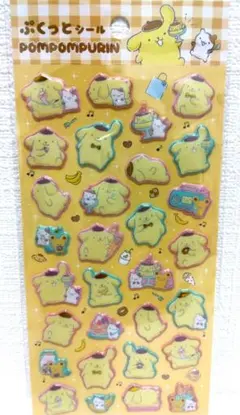 【匿名配送】ポムポムプリン ぷくっとシール