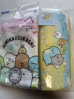 台湾カルフール　すみっこぐらしペンケース、ランチバック日本製　2点セット