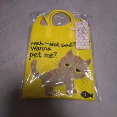 D.KELLY猫柄 ニットトートバッグ