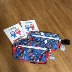 JAL ボディーバッグ　2点セット(A5ノート付) 未使用品