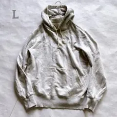 チャンピオン　フード付きパーカー 刺繍ロゴ　カジュアル　オーバーサイズ　L