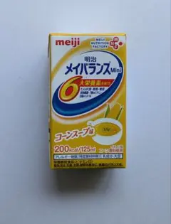 明治メイバランスミニ コーンスープ、バナナ、キャラメル、ヨーグルト 