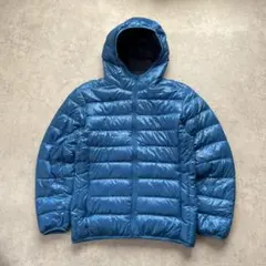 OLD UNIQLO ライトダウンジャケット パーカー 青