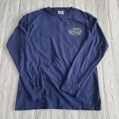 アメリカ古着 COMFORT COLORS 長袖カットソー ネイビー S