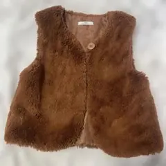 URBAN RESEARCH キッズ ベスト M (110-120) ブラウン