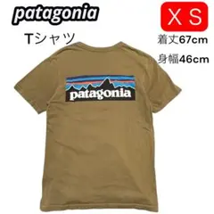 patagonia Tシャツ　XS パタゴニア　マスタード色　USA製