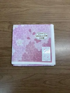 桜の花柄 ピンク ガーゼ 日本製