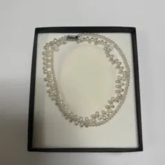 ネックレス　パール風　約20c