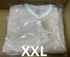 【大きいサイズ】無印　洗いざらしブロードスタンドカラー　長袖ワンピース　XXL