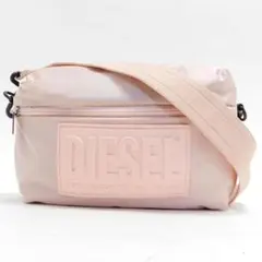 DIESELディーゼル ショルダーバッグ ボディクロスバッグ ナイロン ピンク