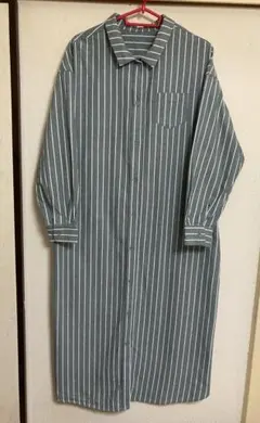ロングシャツワンピース