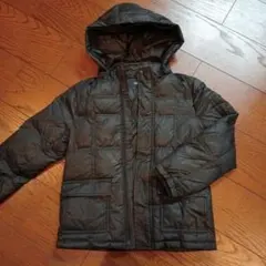 COMME CA FILLE ブラックダウンコート140