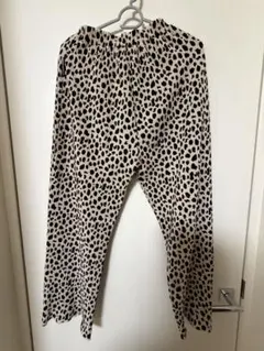プリーツパンツ レオパード柄 ダルメシアン柄RICCARICCA 平成