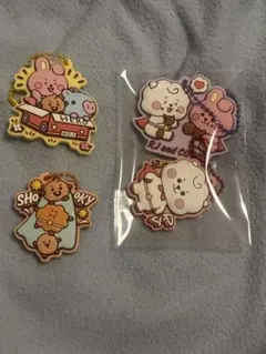 BT21キャラクター キーホルダー 4個セット