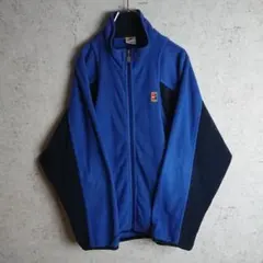 90s' ナイキ NIKE フリース ジャケット 白タグ ワンポイントロゴ 古着