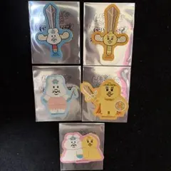 ローソン んぽちゃむ エンタメくじ オリジナルステッカー 5種セット
