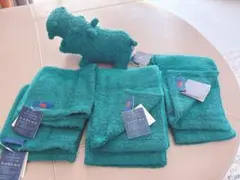 ティールカラー タオルセット 5枚入り