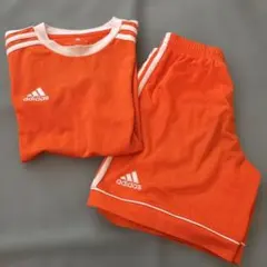 adidas オレンジ ジャージセット