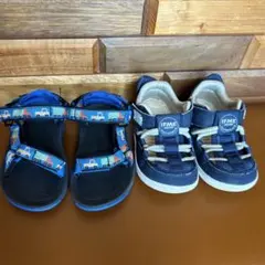 Tevaサンダル13cm、IFMEサンダル14cm2足セット