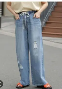 LEPSIM 新品未使用タグ付き　イージーデニムパンツM