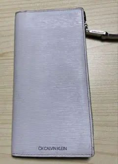 CK CALVIN KLEIN 長財布 レザー ホワイトのサムネイル