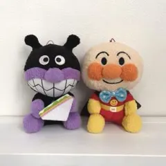 アンパンマン ころふわ アンパンマン ばいきんまん ぬいぐるみ 2点セット