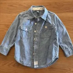 GAP デニムブルー 長袖シャツ