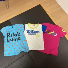 リラックマ チュニック？Wilson、ピンクのスポーツ用Tシャツ 3枚セットのサムネイル