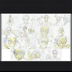 鬼滅の刃　無限列車編　絵巻カフェ　第二期　原画ポストカードセット　猗窩座