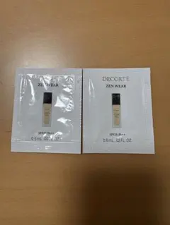 コスメデコルテ　ファンデーション ゼン ウェア ステイ　2包セット　色選択可能