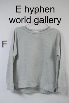 E hyphen world gallery裏毛霜降りスウェットのサムネイル