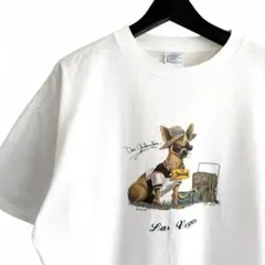 古着 90s アート アニマル USA Tシャツ VINTAGE A87