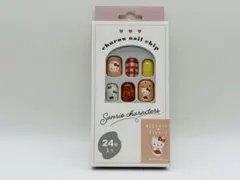 サンリオ HelloKittyキティ ネイルチップ 24個入り
