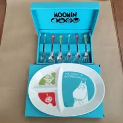 ムーミン　カトラリーセット＆モーニングプレート