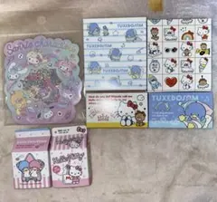 サンリオキャラクターズ シール メモ帳 ７点セット