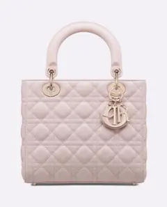 ♡レディディオール ミディアム カナージュ パウダーピンク色　美品♡