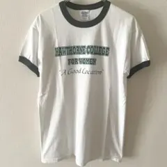 GILDAN リンガーTシャツ カレッジプリント 両面プリント Mのサムネイル