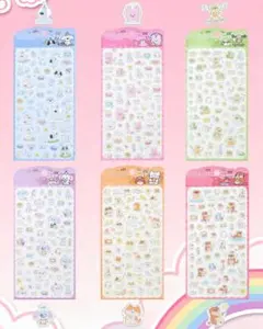 キャラクターシールセット 6シートアクリル ホログラムシール