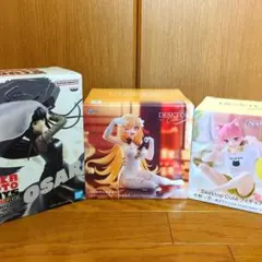 【新品☆未開封】フィギュアセット3点 女の子 まとめ売り