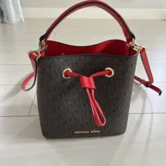 MICHAEL KORS ショルダーバッグ ブラウン/レッドのサムネイル