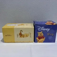 くまのプーさん　ペアグラスマグ　マグカップ　【箱付き未使用品】