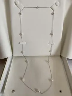 【新品未使用】MIKIMOTO ミキモト ステーションネックレス WGのサムネイル