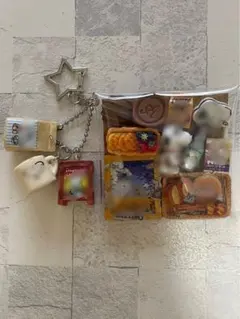 ガチャ詰めポーチ　デコパーツまとめ売り　カフェ　324-5