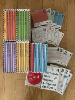 ワールドワイドキッズ DVD CD stage1-6 一部欠品