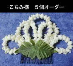フラダンス髪飾り ＊ピカケクラウン＊オーダー　５個　見本